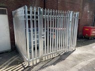 Metal Bin Store Closed Bury